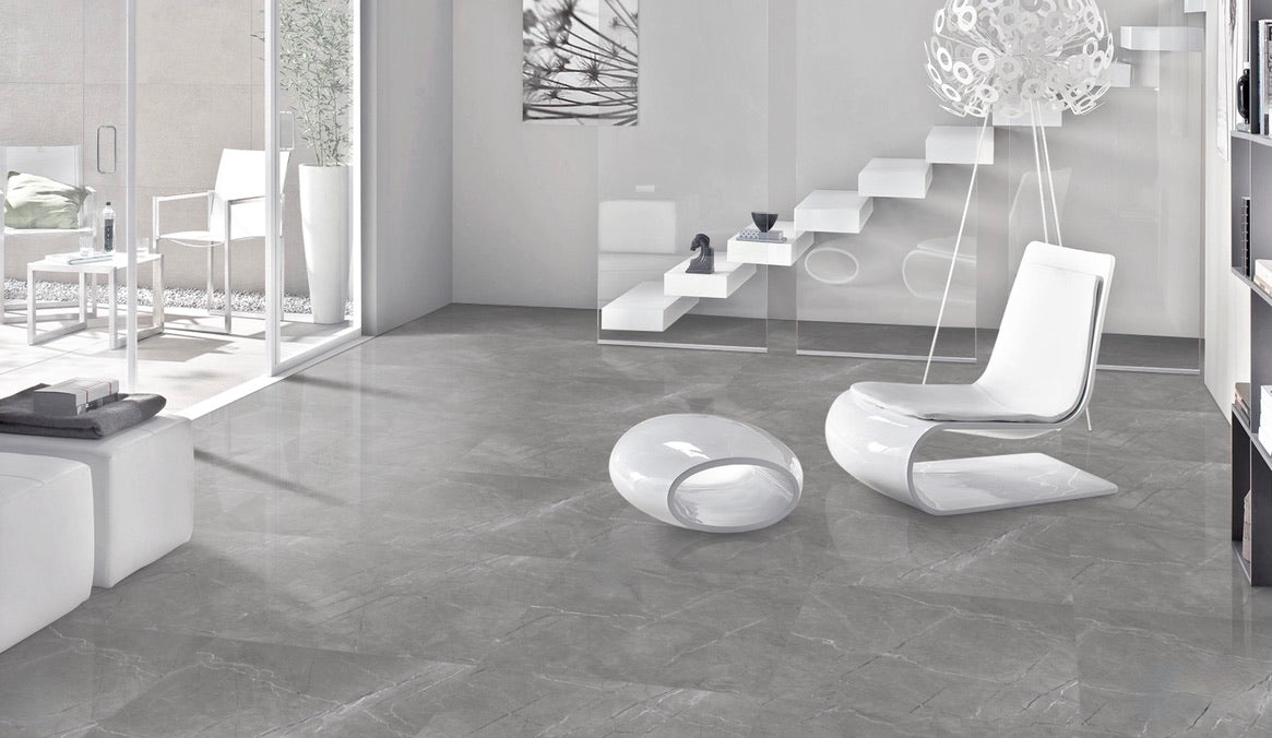 Artic Grey 60x60 Polished Wall and Floor Porcelain Tile